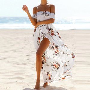 Floral Off-the-Shoulder Sundress
